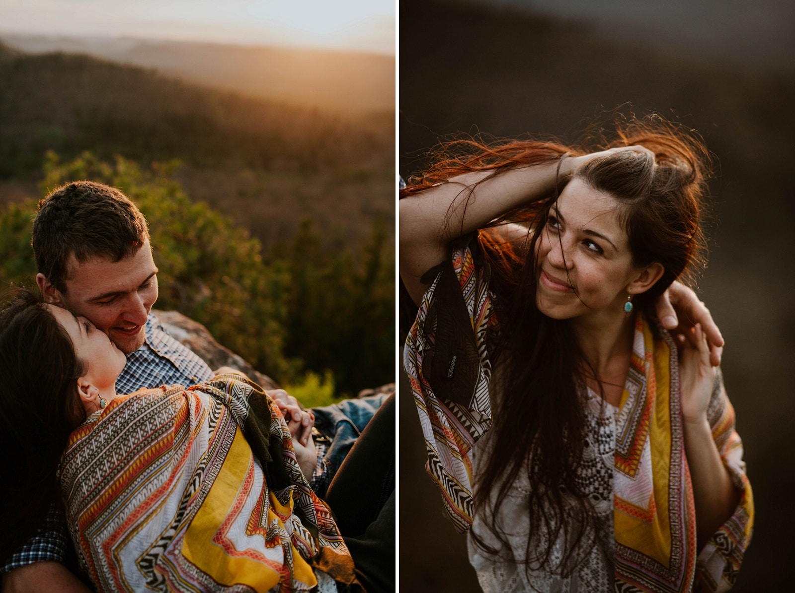 Séance engagement en montagne