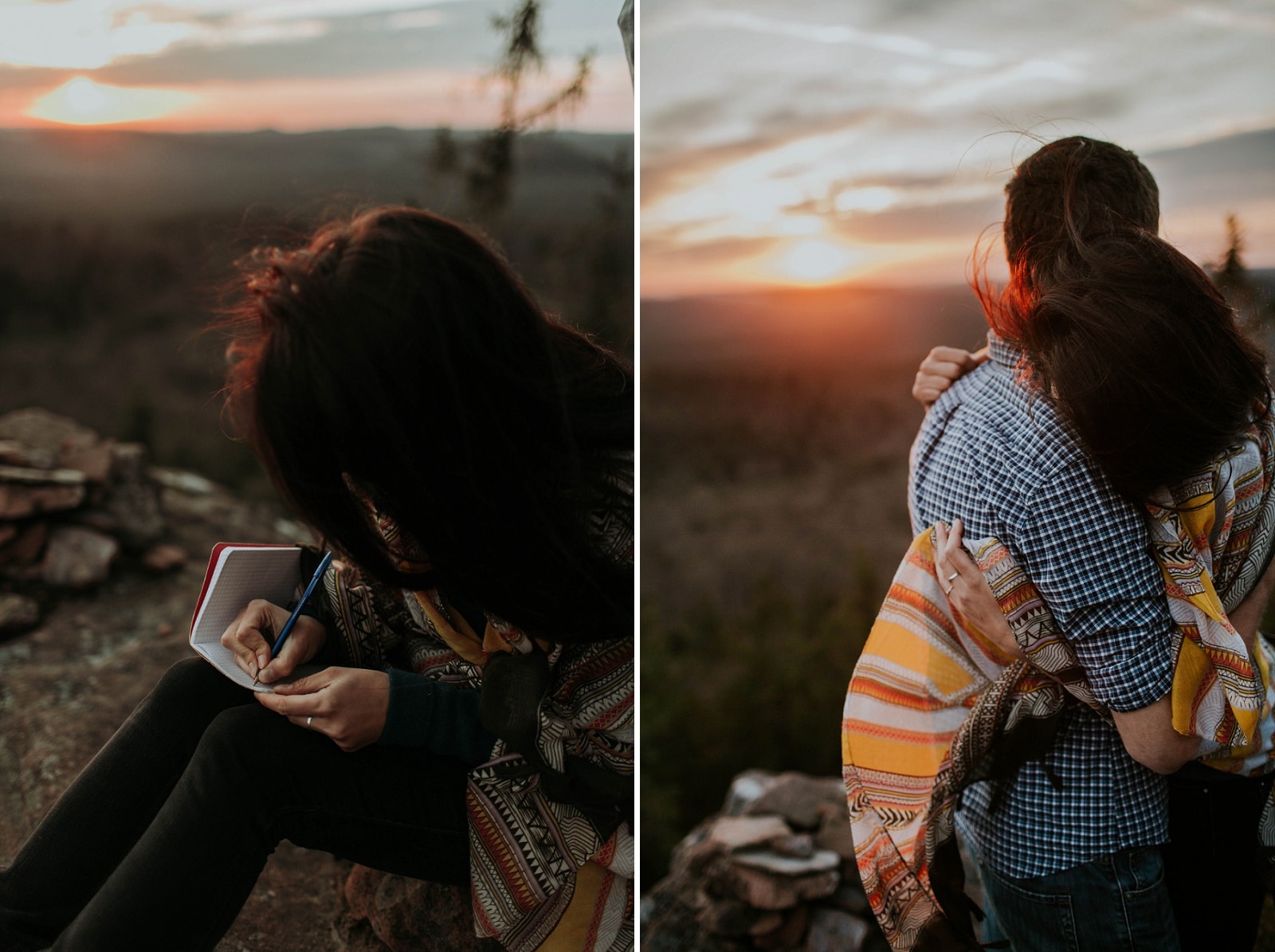 Séance engagement en montagne