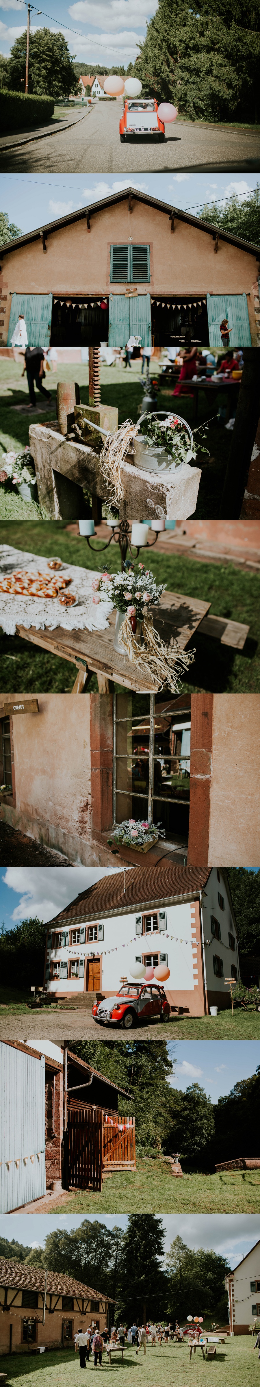 Mariage champêtre Alsace