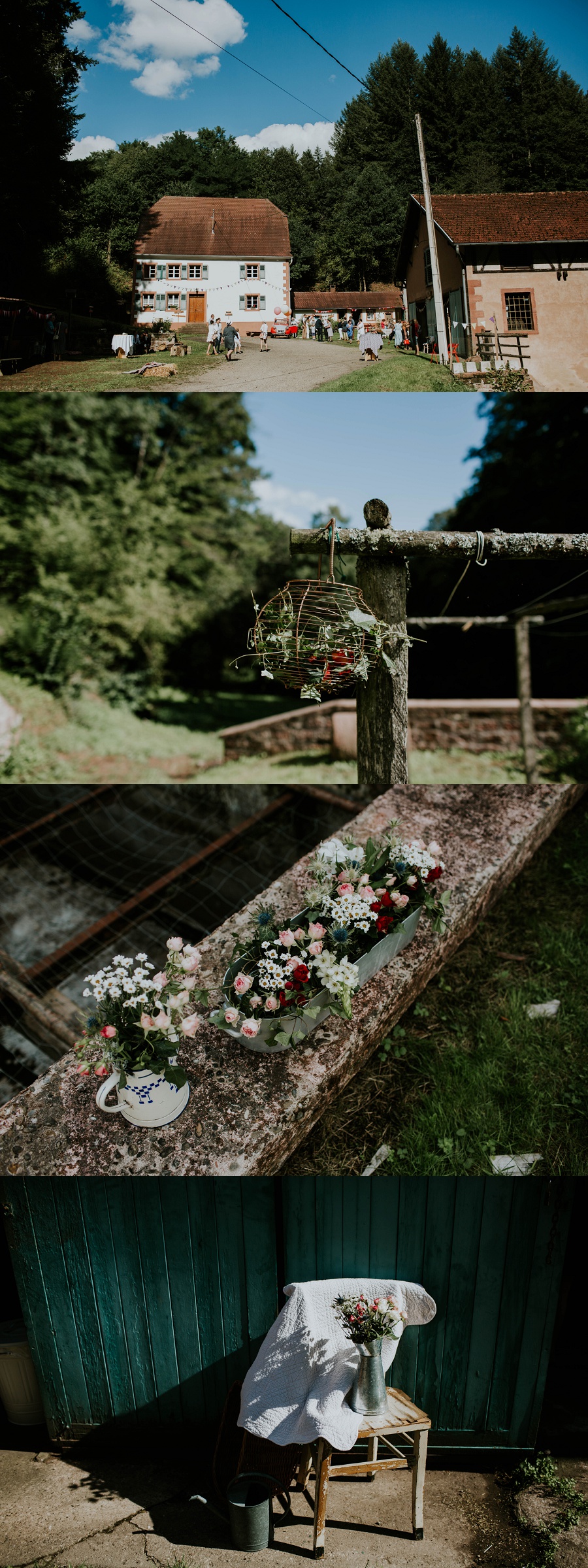 Mariage champêtre en Alsace