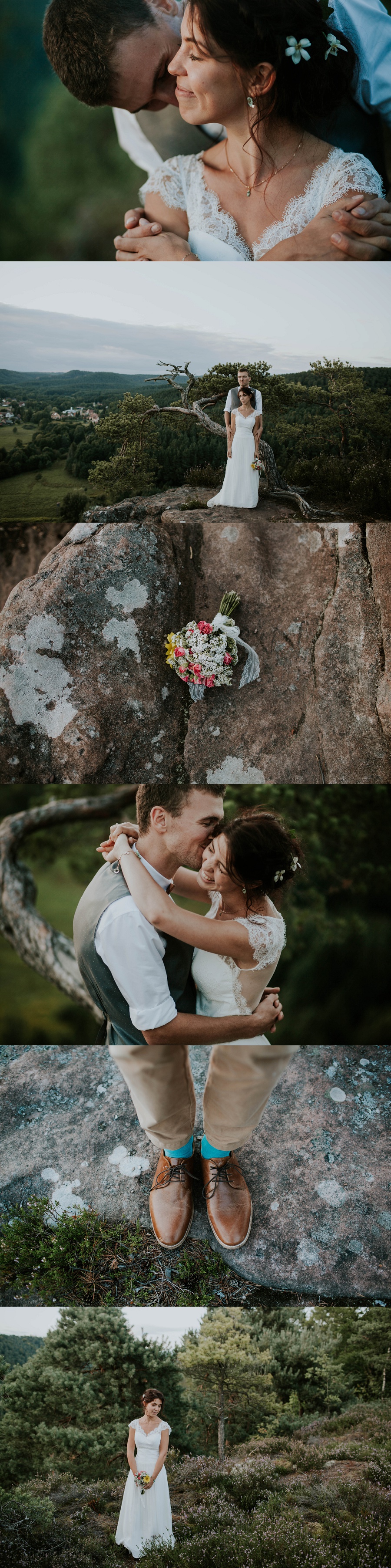 Mariage champêtre en Alsace