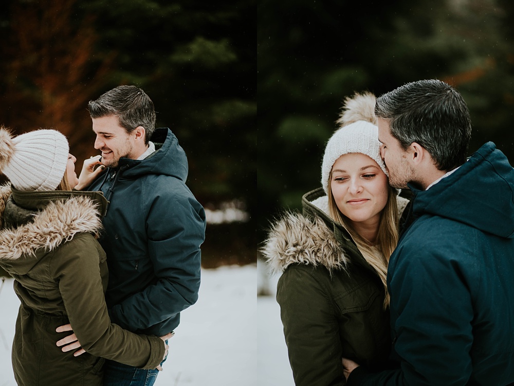 Séance engagement hivernale Photographe Mariage Strasbourg Alsace