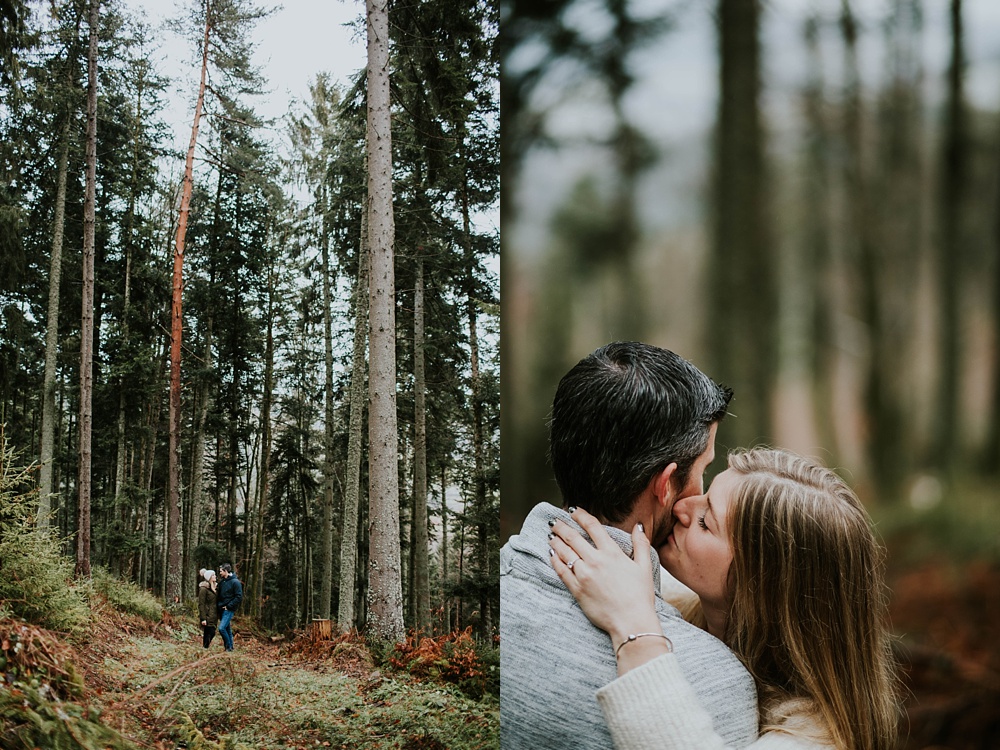 Séance engagement hivernale Photographe Mariage Strasbourg Alsace