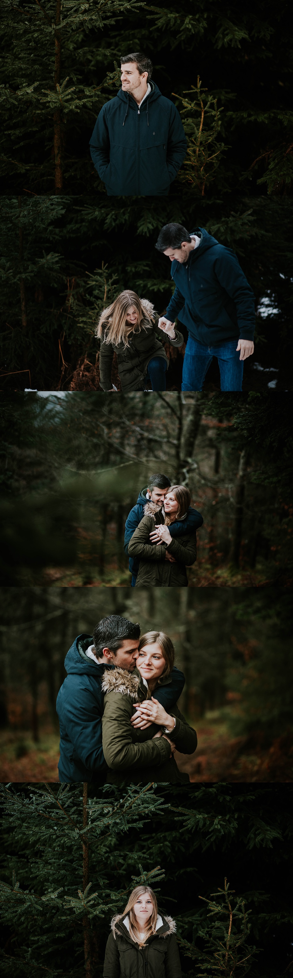 Séance engagement hivernale Photographe Mariage Strasbourg Alsace