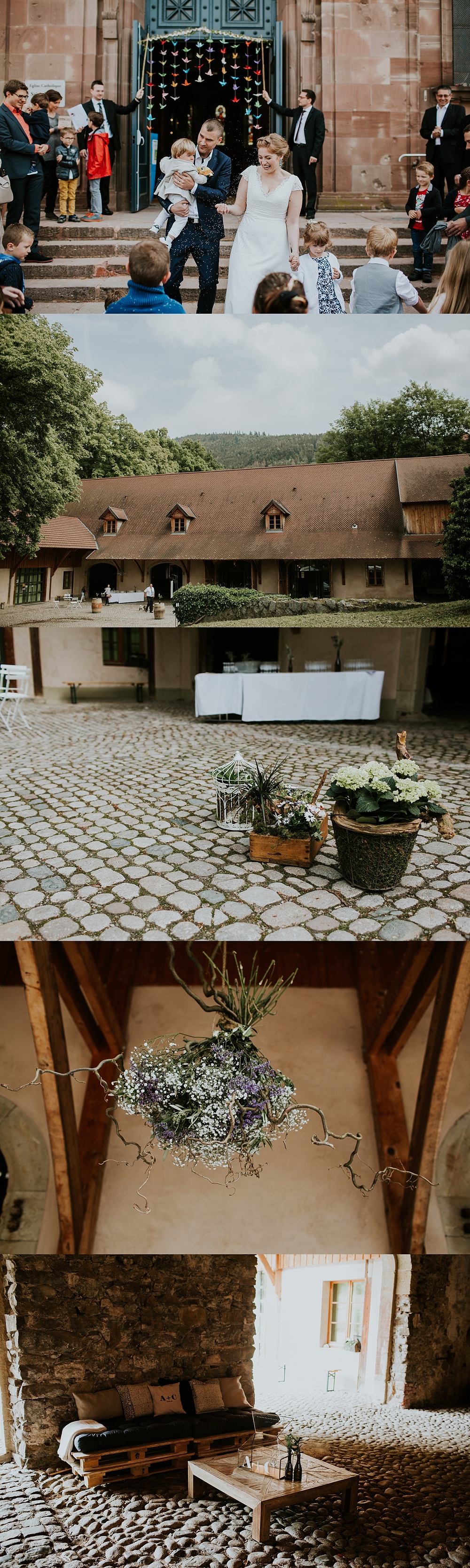 Mariage au parc de Wesserling en Alsace