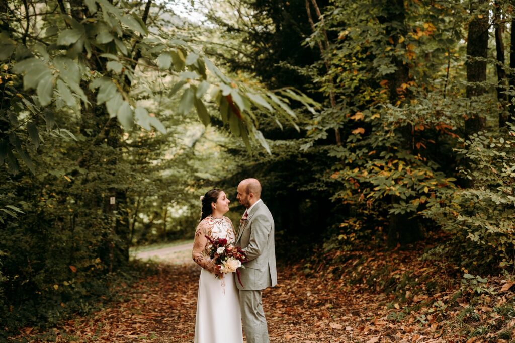 Photographe de mariage poétique en Alsace