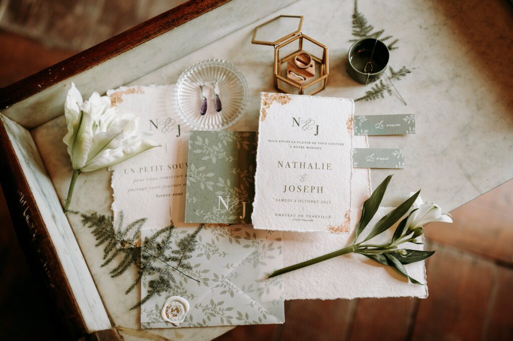 Papeterie mariage en Alsace