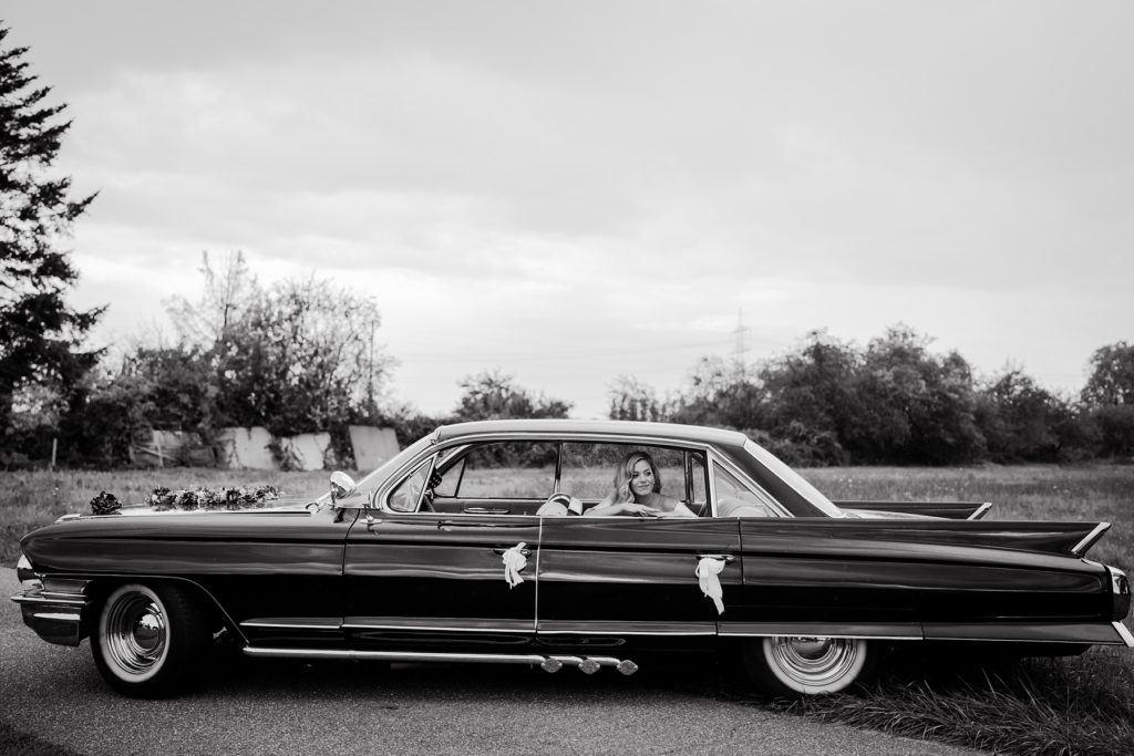 Stylish wedding photographer in France