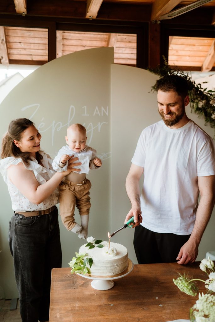 Séance photo anniversaire bébé Alsace