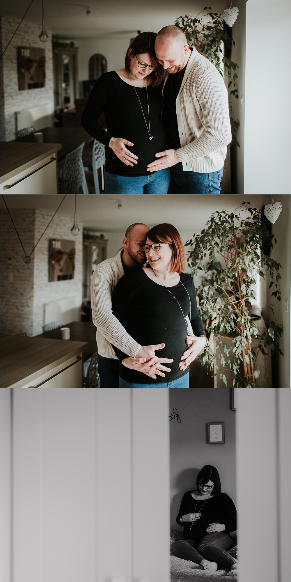 Séance photo grossesse à domicile Alsace