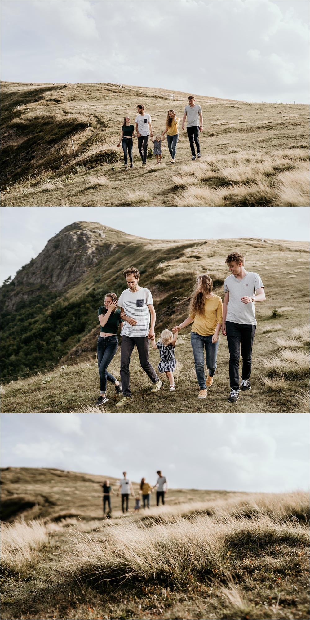 Séance photo famille en montagne, Alsace Vosges