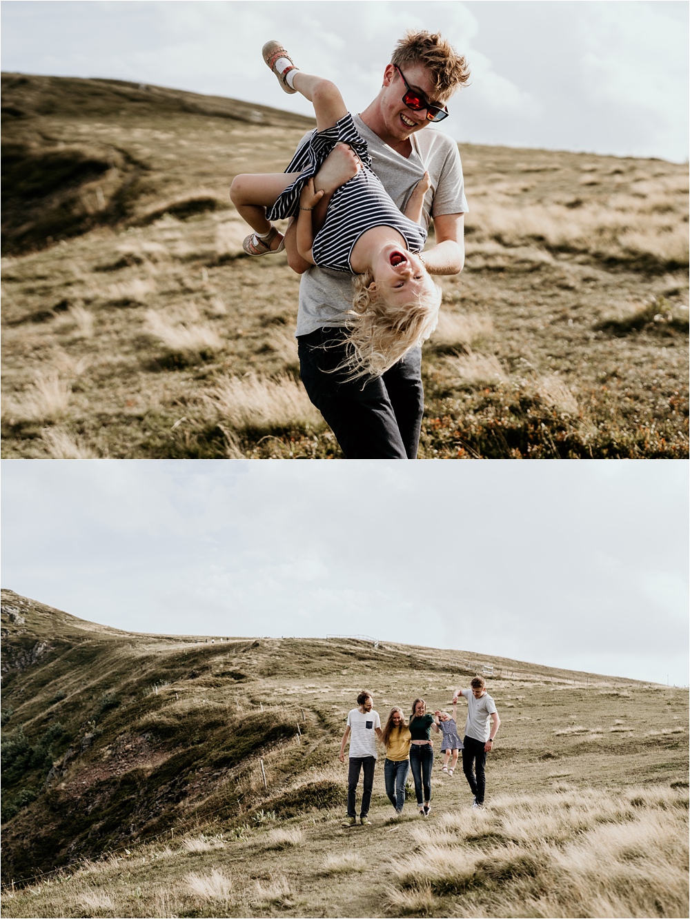 Séance photo famille en montagne, Alsace Vosges