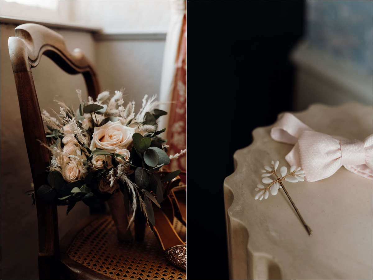 Mariage romantique en Lorraine château d'Autigny La Tour