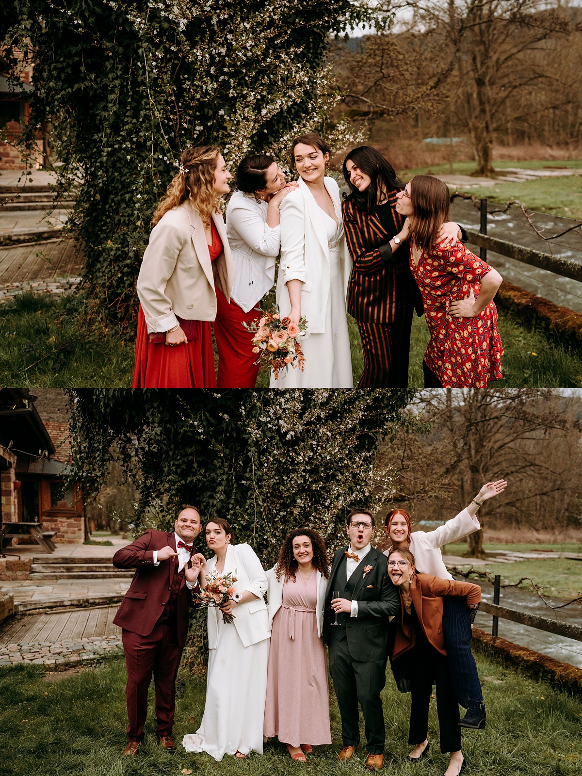 Photographe mariage Alsace Drille au bord de l'eau