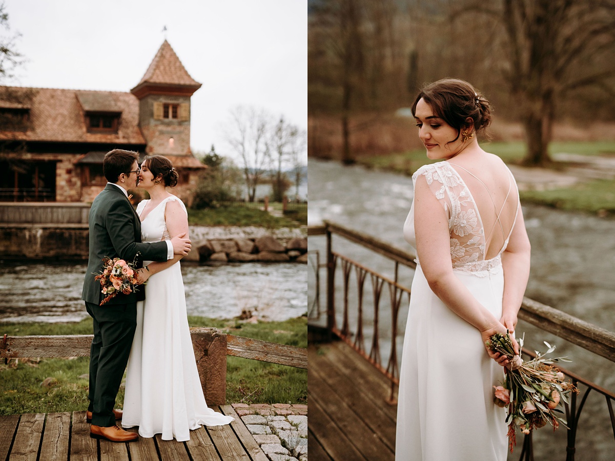 Mariage la drille au bord de l'eau Alsace