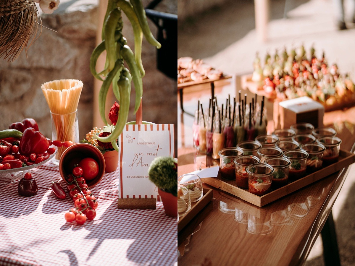 Mariage décoration Italie Le Taennel